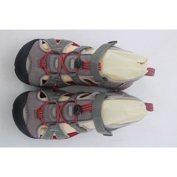 Keen Gray/red Sandals Size 4Y - Picture 3 of 11